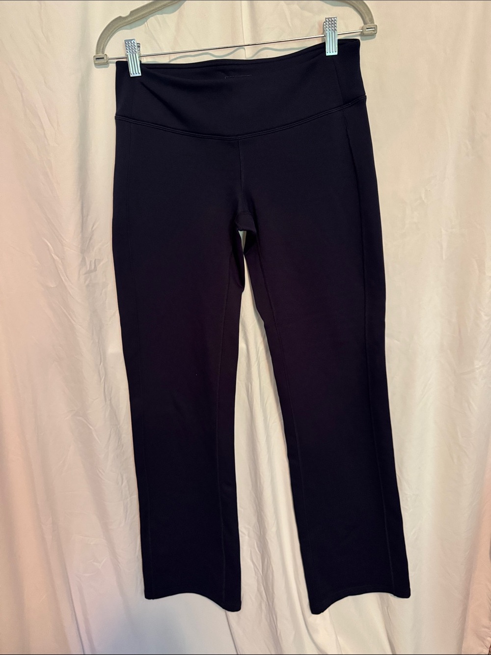 Athleta Navy Boot-Cut High-Rise Stretch Pants